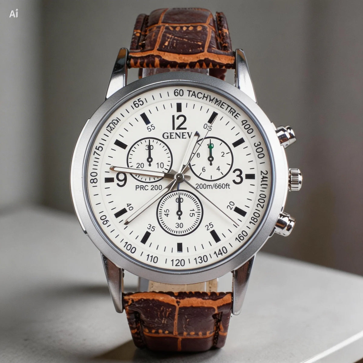 Men's quartz wristwatch - timeless elegance meets precision Esdeepee