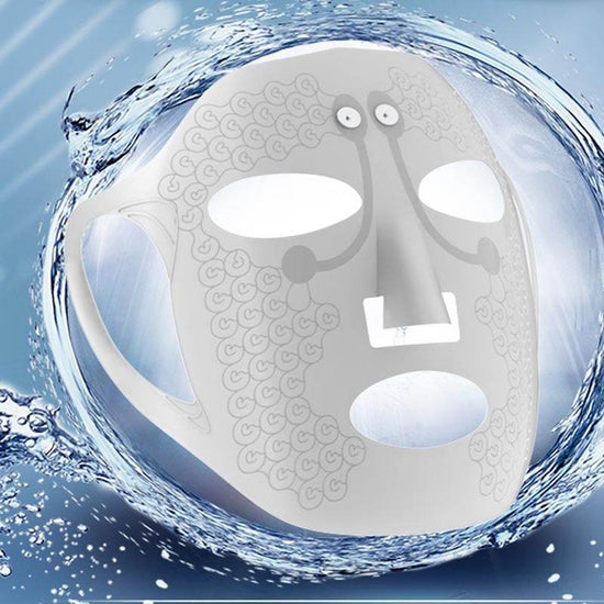 Electric Facial Massage Mask Face Massager Skin Tightening Moisturizes Anti-wrinkle Reduces Wrinkles Beauty Device Skincare - Esdeepee
