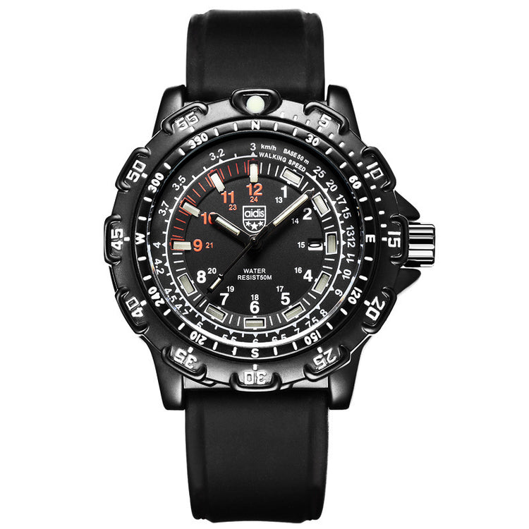 Men Military Watches Black