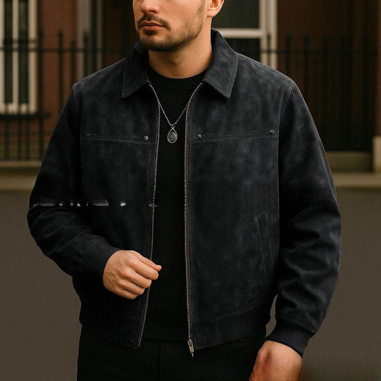 Vintage Brown Lapel Men&