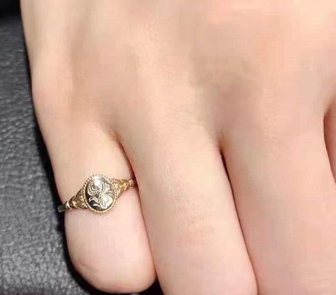 Alloy Geometric Flower Ring Jewelry For Women - Esdeepee