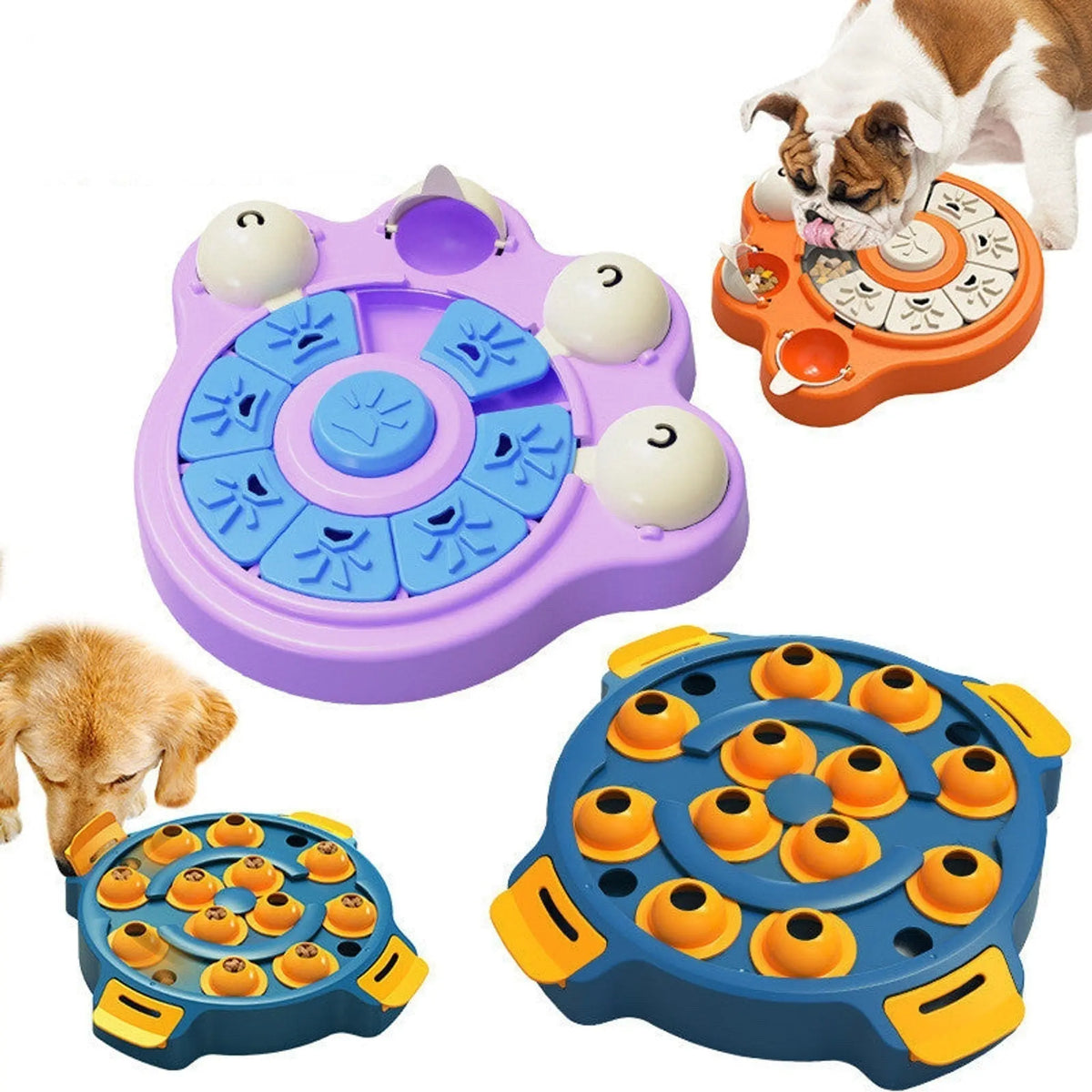 Enhanced product photo of Dog puzzle slow feeder toy for pets