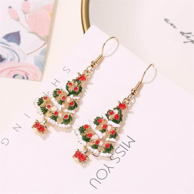 earrings for women fashion jewelry Christmas earrings - Esdeepee