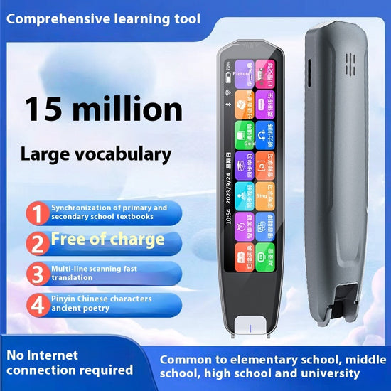 Portable Multi-language Electronic Translation/Dictionary Scanner