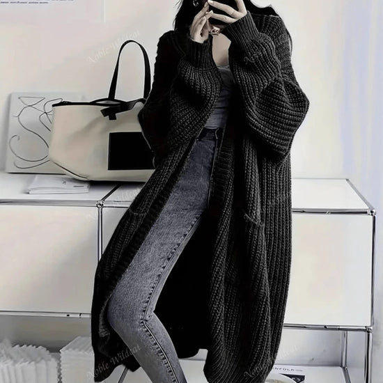 Women’s Loose Thick Knit Idle-Style Sweater