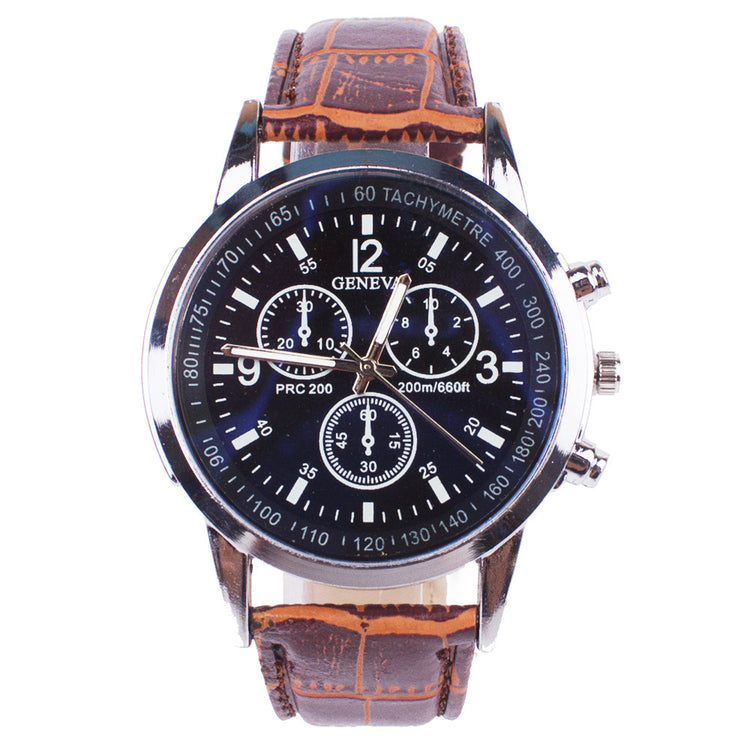 Blue Light Glass Wrist Watch Men New Watches 5style