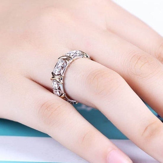 Cross Jewelry Zircon Ring For Women - Esdeepee