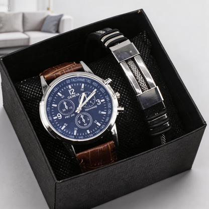 Men’s Modern Light Glass Wristwatch