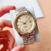 Stainless Steel Mechanical Watches For Men Gold