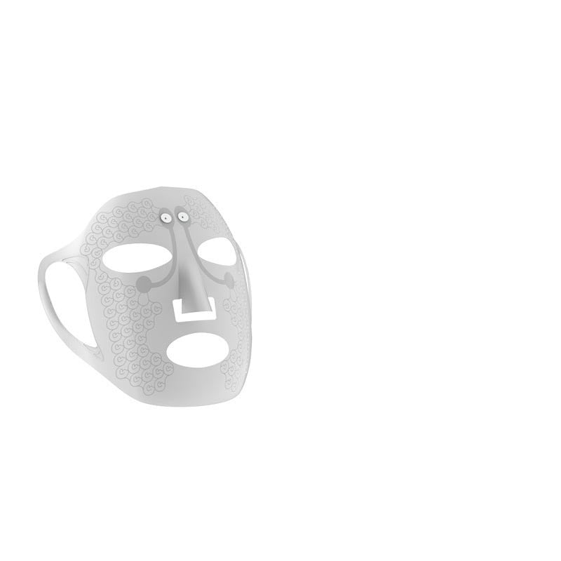 Electric Facial Massage Mask Face Massager Skin Tightening Moisturizes Anti-wrinkle Reduces Wrinkles Beauty Device Skincare White USB