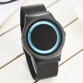 Quartz watches for men and women Black blue