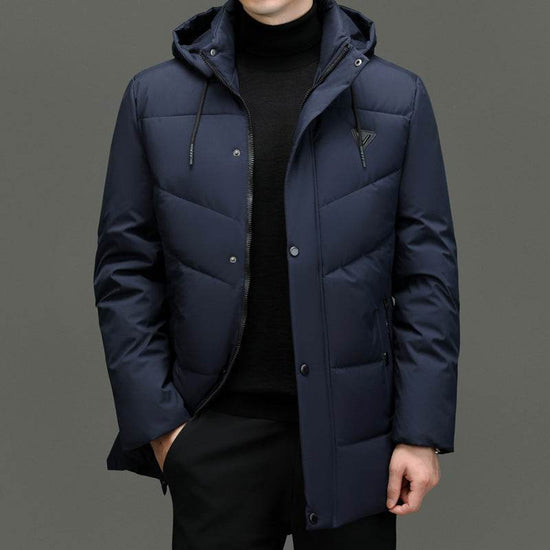 Down Cotton-padded Jacket Korean Casual Fall Winter Coat Men - Esdeepee