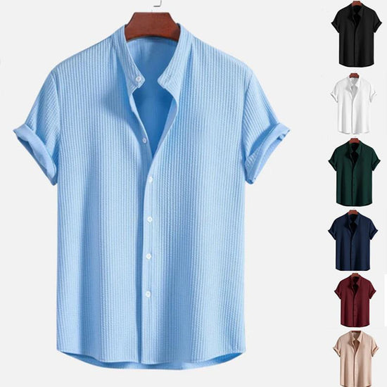 Men’s Short Sleeve Loose Summer Shirt