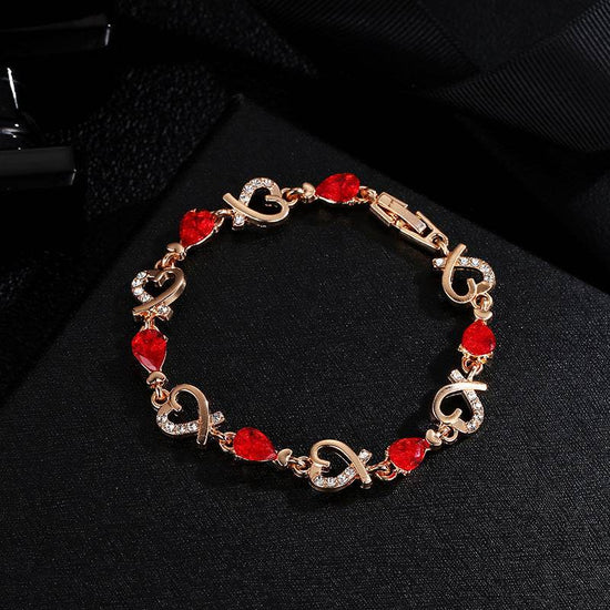 Rhinestone Crystal Bracelet Jewelry Gift for Women - Esdeepee