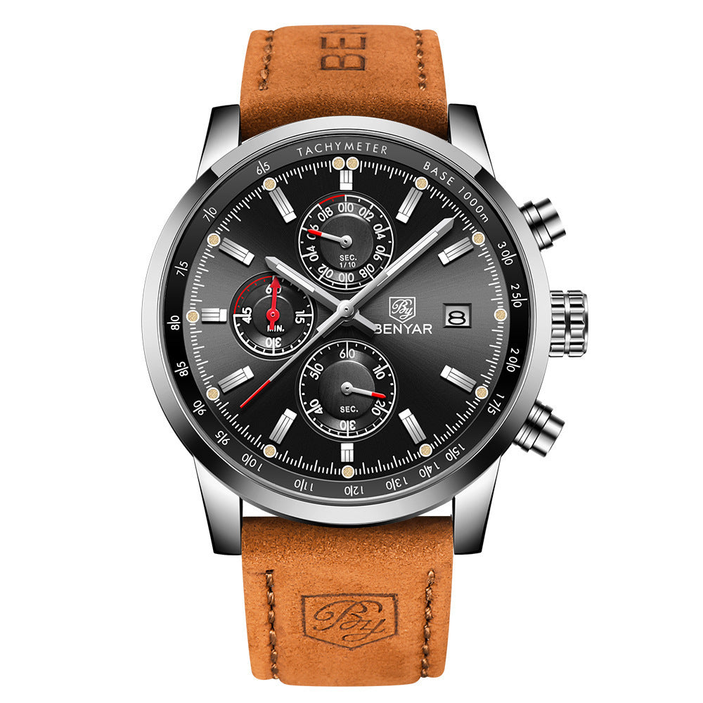 Fashion Casual Watch Mens Watches Men Luxury Brand Quartz Watch Business Leather Men&