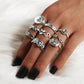 Stainless Steel Jewelry For Women Slytherin Punk Ring - Esdeepee
