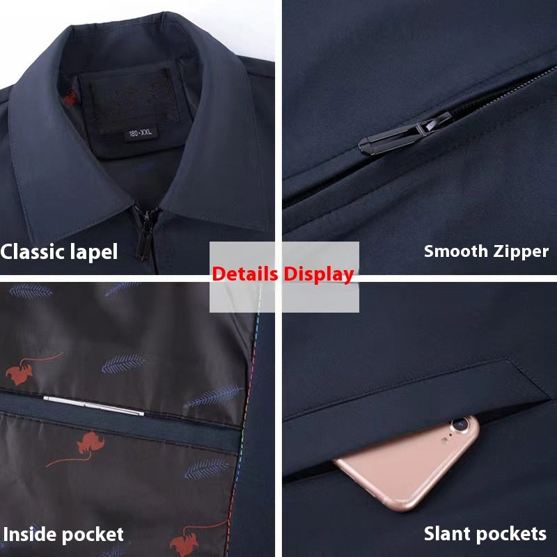 Lapel Business Middle-aged And Elderly Men&