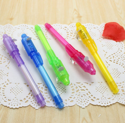 UV Light Invisible Ink Pen