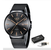 New Men Watches All black