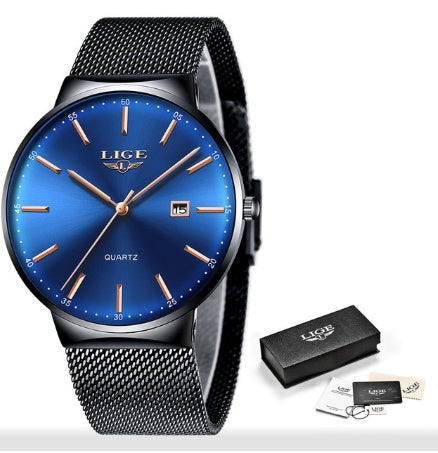 New Men Watches Black blue