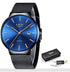 New Men Watches Black blue