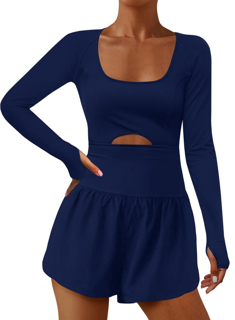 Outdoor Sports Jumpsuit Yoga Clothes For Women Black