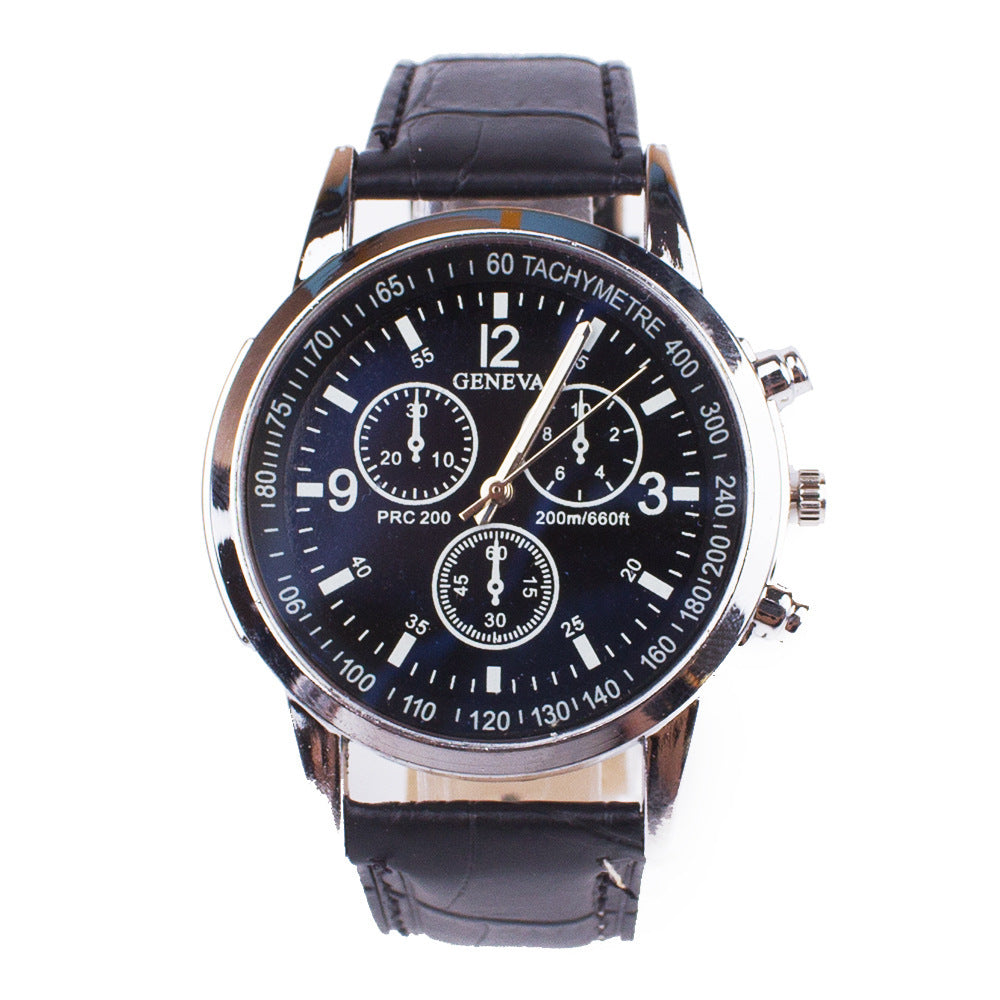 Blue Light Glass Wrist Watch Men New Watches 6style