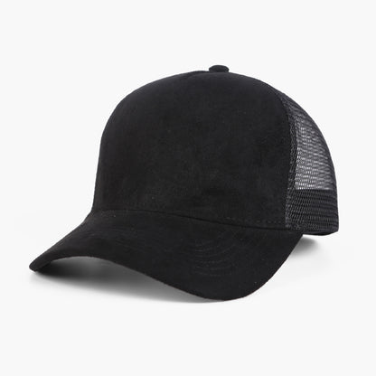 Retro Suede Baseball Cap for Men & Women