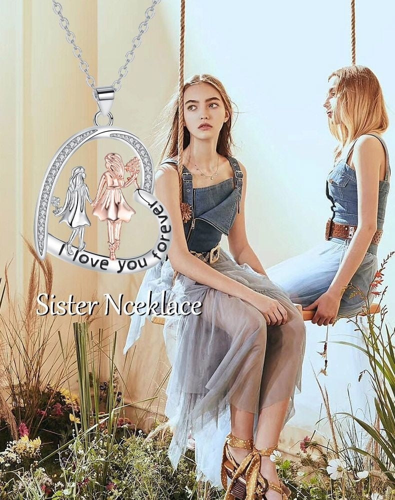 Jewelry Love Sister Ladybro Necklace For Women