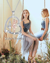 Jewelry Love Sister Ladybro Necklace For Women