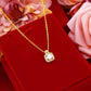 Zircon Pendant Necklace & Earring Set
