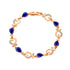 Rhinestone Crystal Bracelet Jewelry Gift for Women Blue