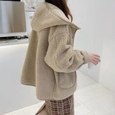 Thickened Work Clothes Top For Women Camel