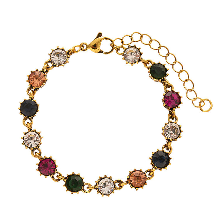 French Retro Colorful Elegant Jewelry For Women
