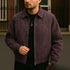 Vintage Brown Lapel Men&