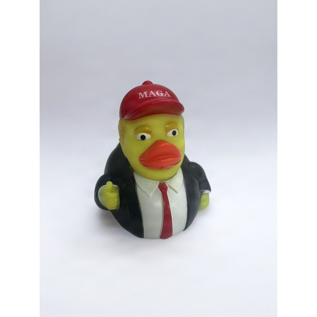 Enhanced product photo of Squeaky duck bath toy vinyl novelty for kids