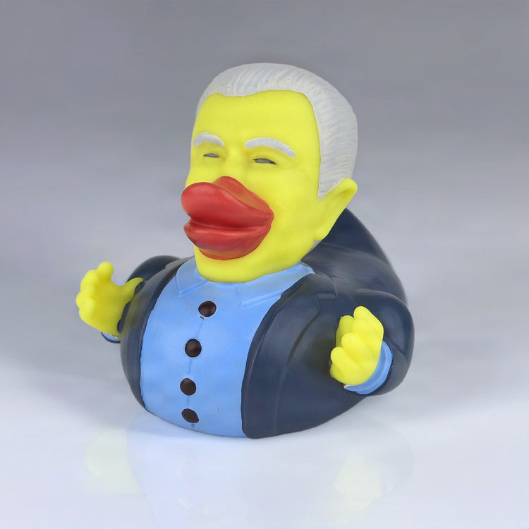 Enhanced product photo of Squeaky duck bath toy vinyl novelty for kids
