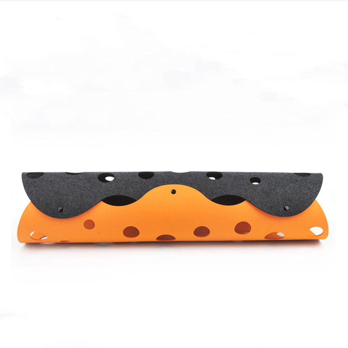 Enhanced product photo of Cat tunnel toy with peepholes for indoor cats