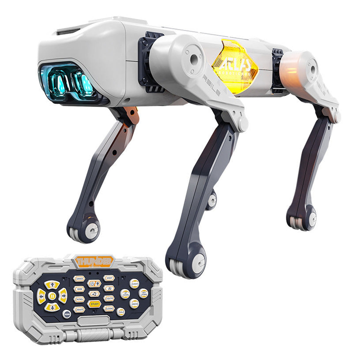 Enhanced product photo of Robot dog toy with app and voice control for kids