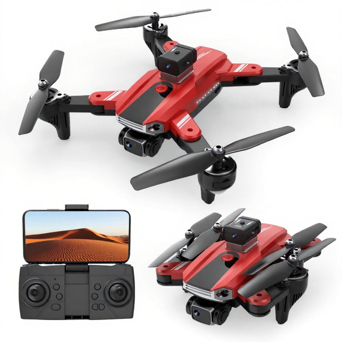 Enhanced product photo of Four-axis aerial photography drone with obstacle avoidance