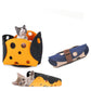 Enhanced product photo of Cat tunnel toy with peepholes for indoor cats