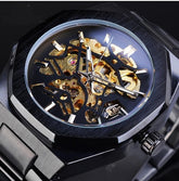 Mechanical Automatic Watches For Men Black