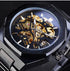 Mechanical Automatic Watches For Men Black