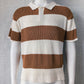 Short Sleeve Knit Polo for Men