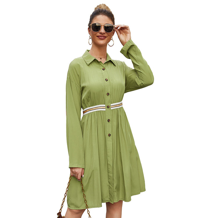 summer dresses women clothes casual ladies dress Green