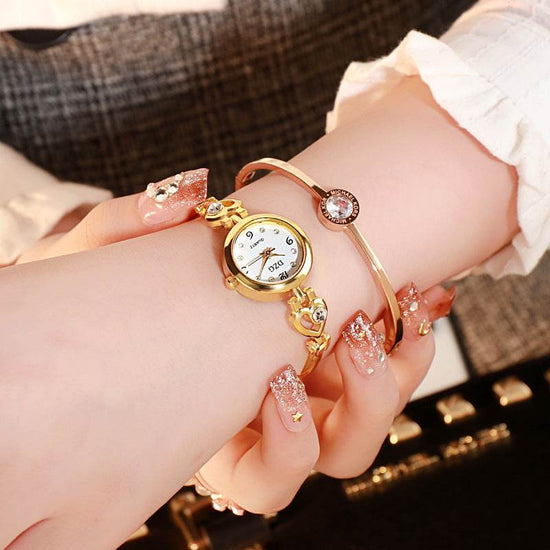 Simple Rhinestone Jewelry For Women Casual Watch - Esdeepee