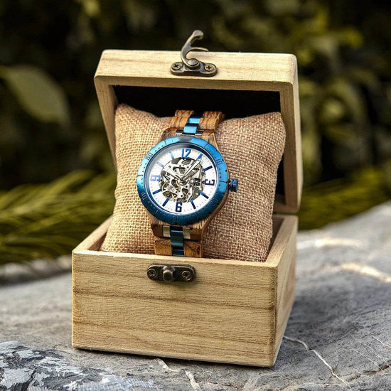 Wooden Automatic Mechanical Watches Men Luxury - Esdeepee