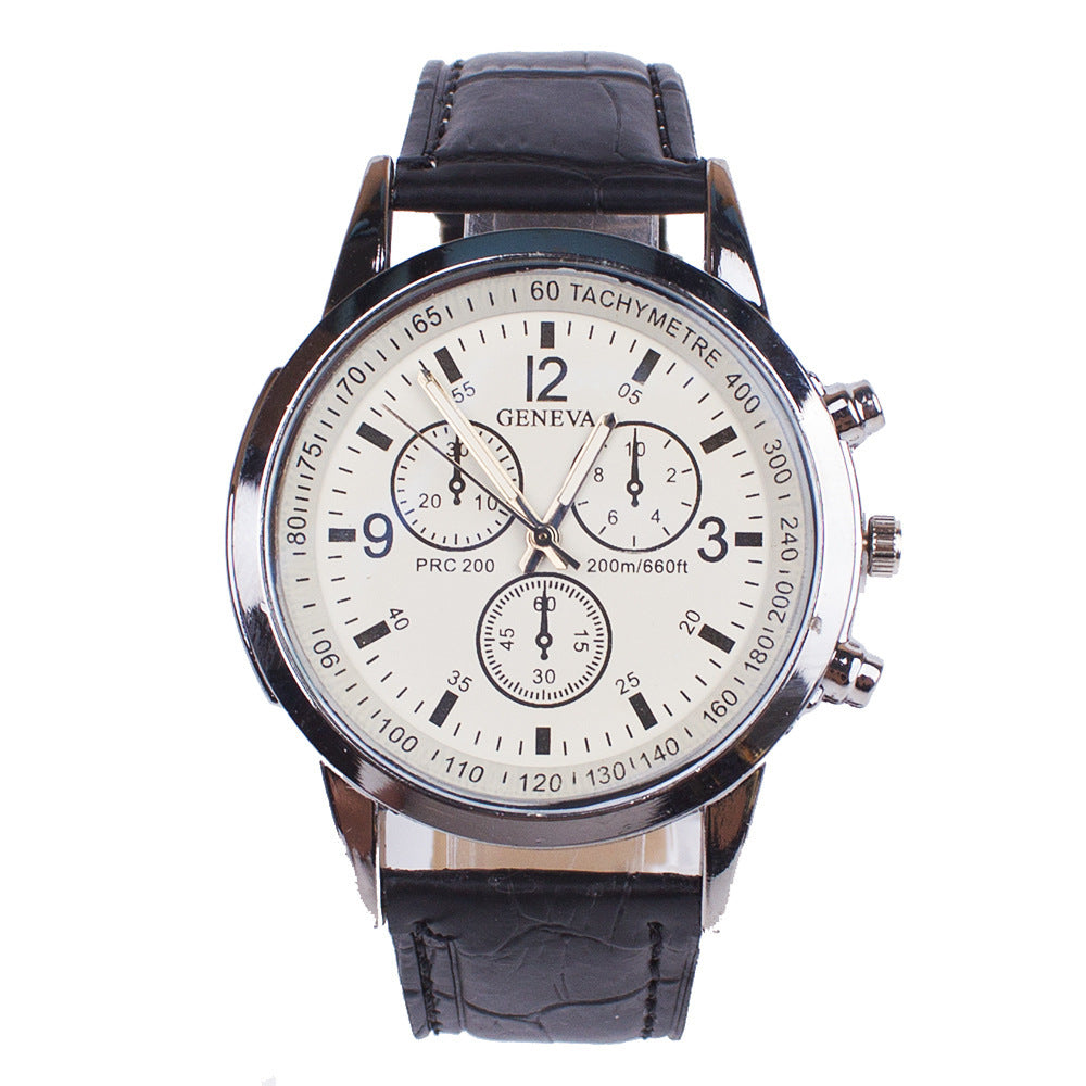 Blue Light Glass Wrist Watch Men New Watches 7style