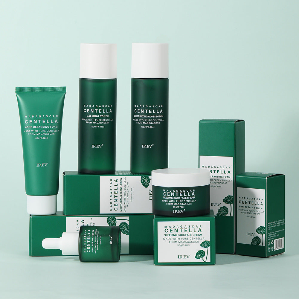 Snow Grass Set Combination Facial Skincare Cosmetics Centella Asiatica Combination