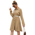 summer dresses women clothes casual ladies dress Khaki